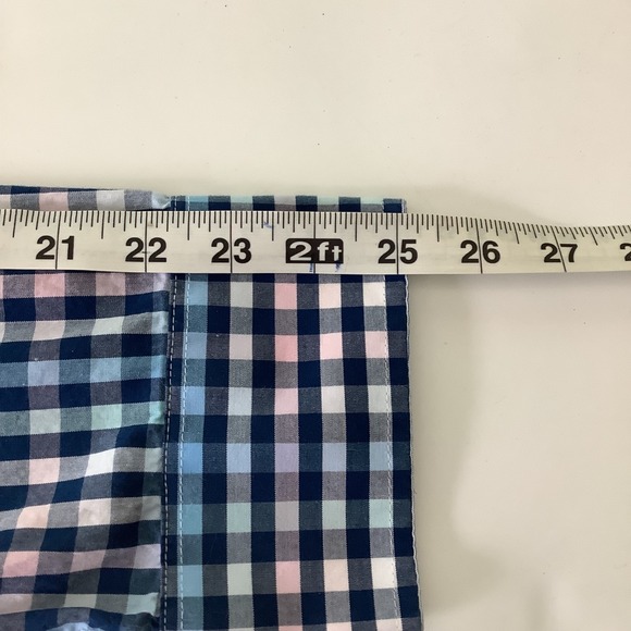 IZOD Long Sleeve Checkered Plaid Pattern Button Down Shirt XXl - Picture 9 of 9